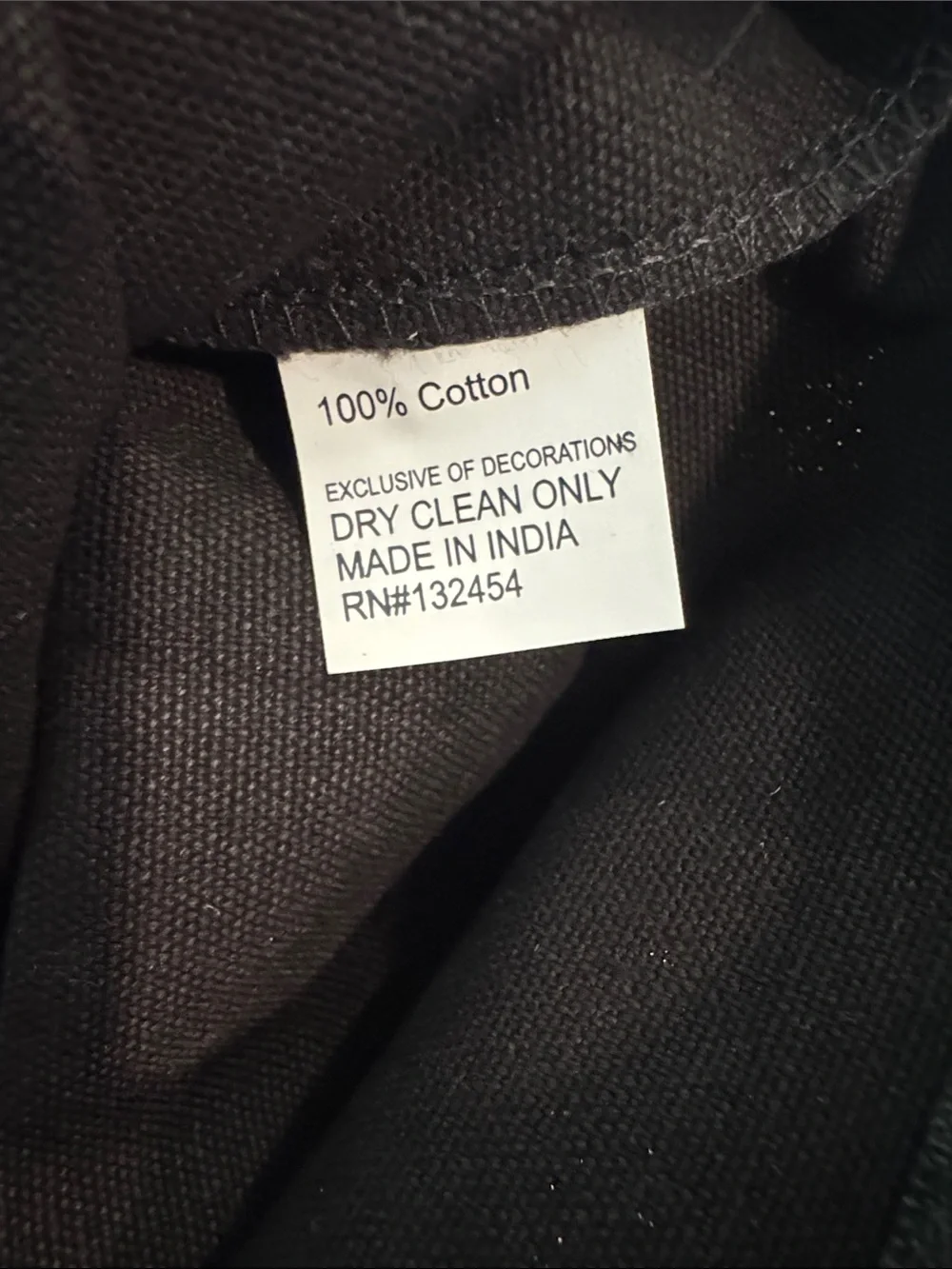 N/A large cotton